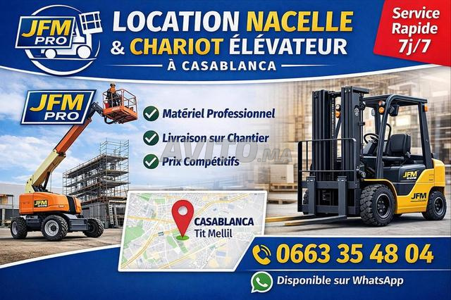 Location Nacelle, Chariot élévateur
