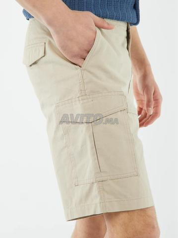 شورت برمودا متعدد الجيوب - بيج - 2