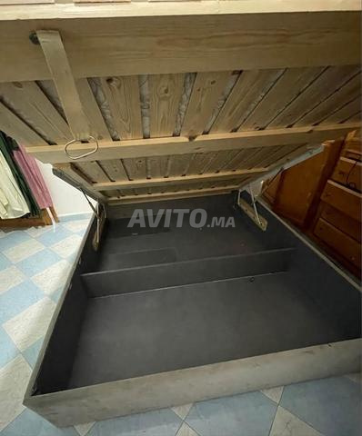 سرير مزدوج مع صندوق تخزين 160x200 - 2