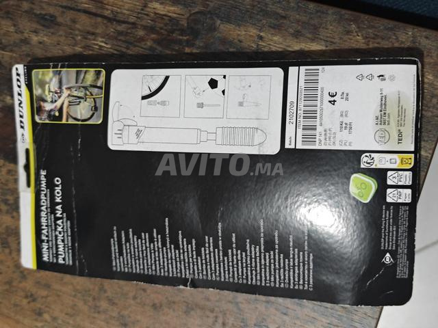 مضخة ميني دنلوب أصلية مستوردة للدراجات والكرات - 2