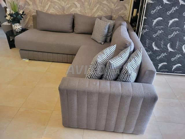 صالون حرف L بحالة جيدة جداً - 2