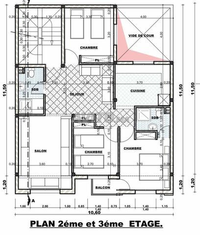 شقة للكراء 100 متر مربع ببني ملال - 2