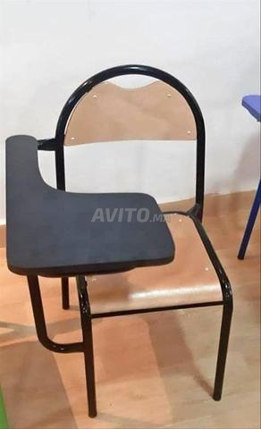 كرسي شبه معدني مع مكتب بسعر جيد - 2