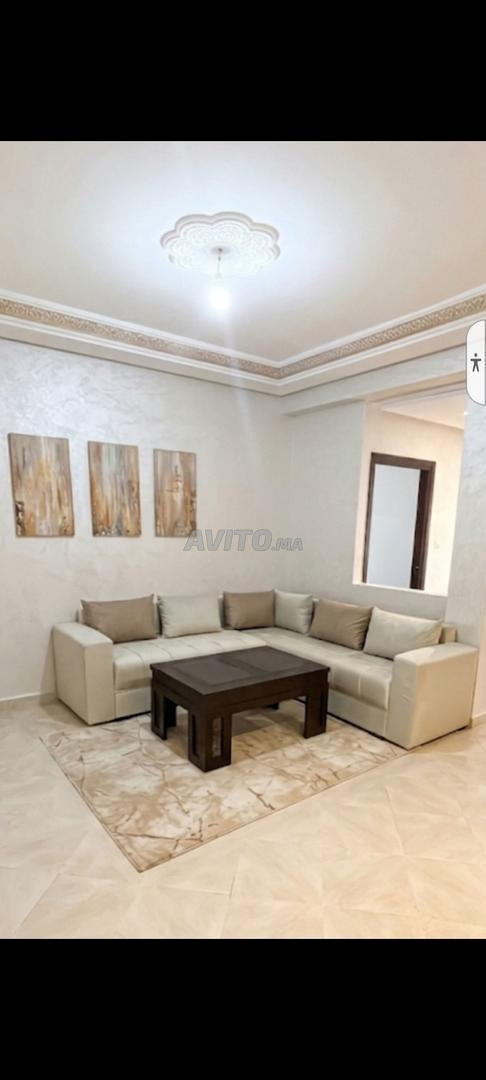 Appartement meublé à louer mensuellement Ahlan 5500 DH