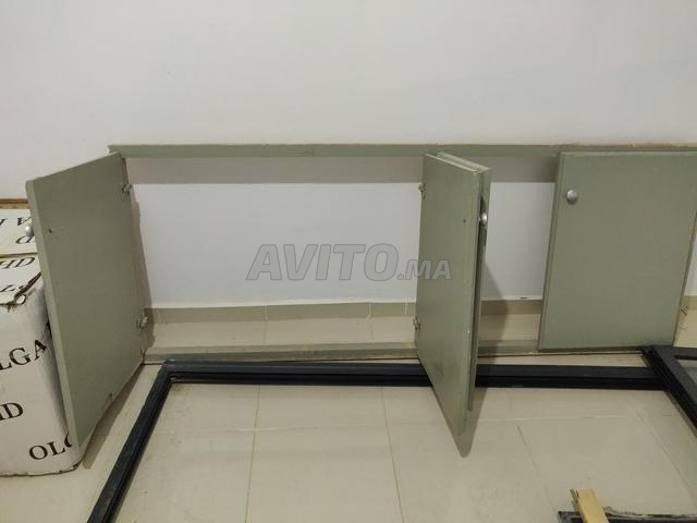 Cadre 4 portes de placard bois neuf - 2