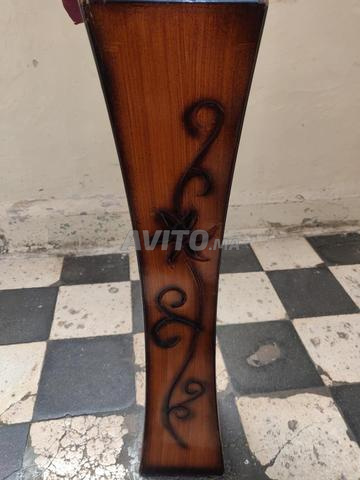 2 مزهرية خشبية من ترك - 2