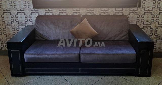 Trio en bon état avec table - 2