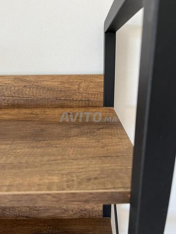 أثاث غرفة المعيشة رف خشبي معدني - 2