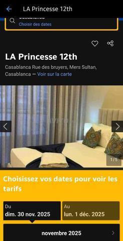 Location studio haut standing journalière - 2