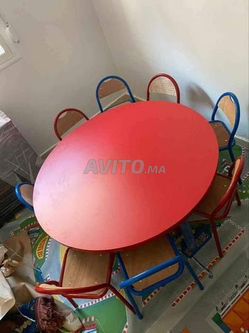 طاولات مدرسية لشخصين بجودة جيدة - 2