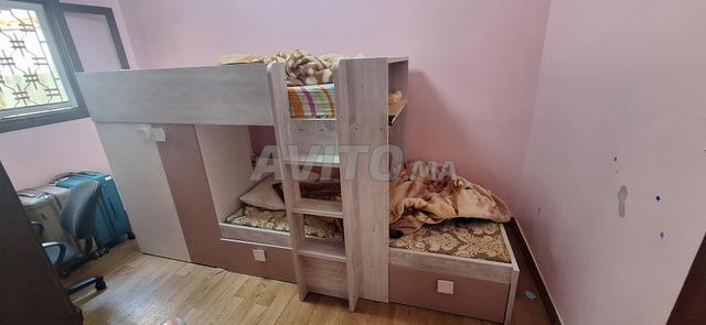 سرير فليب بطابقين 90×190 سم - 2