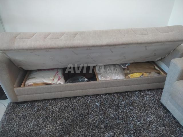 Canapé clic clac avec rangement - 2