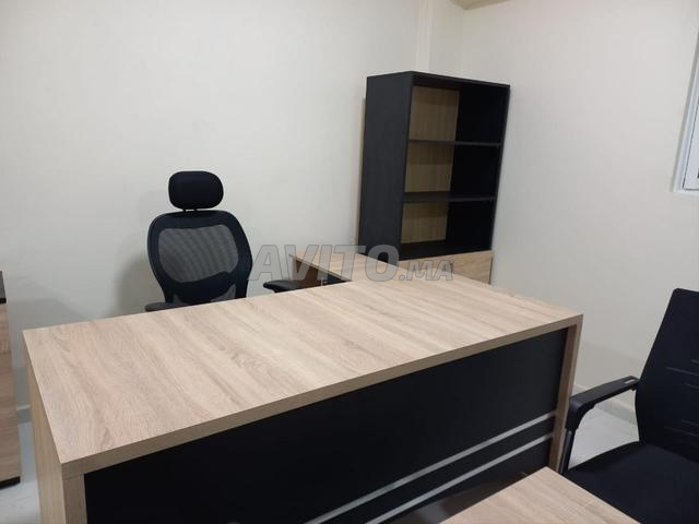 Bureau avec retour et caisson à prix raisonnable - 2