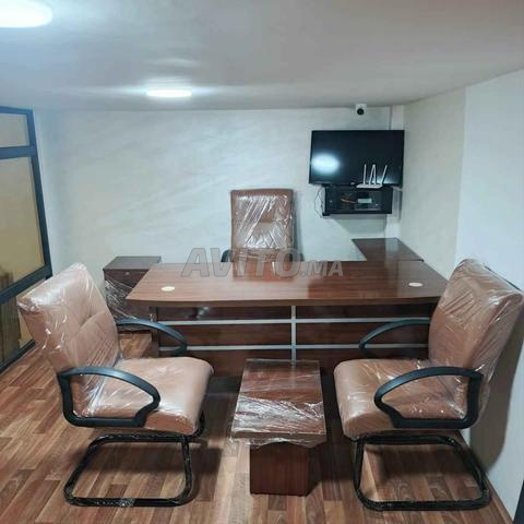 Bureau de direction avec retour et caisson - 2