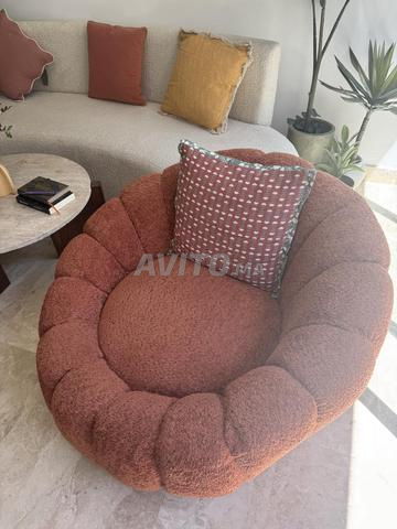 2 fauteuils terra cotta