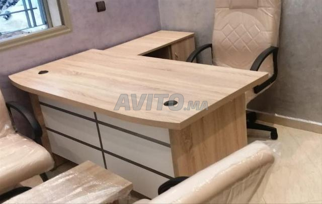 Bureau avec retour et caisson à prix abordable - 2