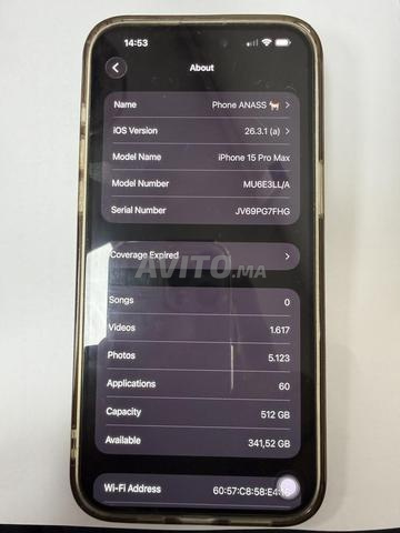 iPhone 15 Pro Max eSIM 512Go 🇺🇸