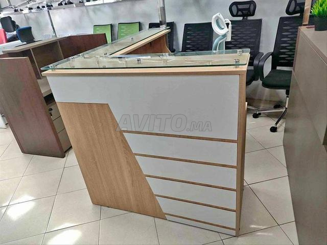 Comptoir d'accueil avec caisson en bon prix - 2