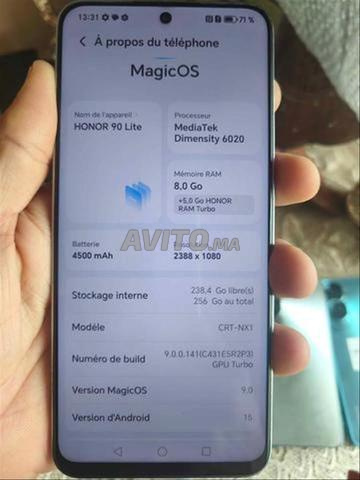 HONOR 90 lite / 16 Go RAM / 256 Go - 2