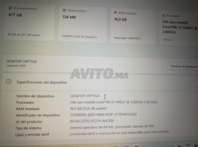 DELL Latitude 5420 i5-1145G7 16Go 512 Go SSD - 2