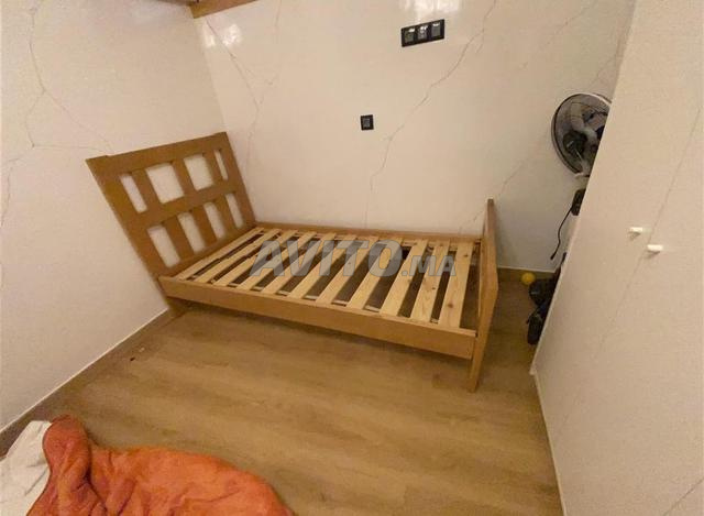 سريران خشبيان مع مرتبتين - نوع الخشب الصنوبر - 2