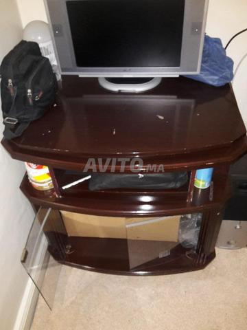 خزانة عرض / خزانة أطباق خشبية عالية الجودة للديكور والتلفزيون - 2