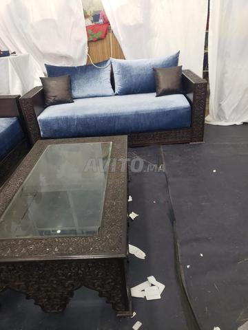 Salon en L avec Table - 2