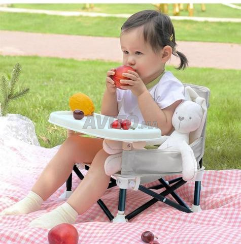 كرسي أطفال قابل للطي - 2