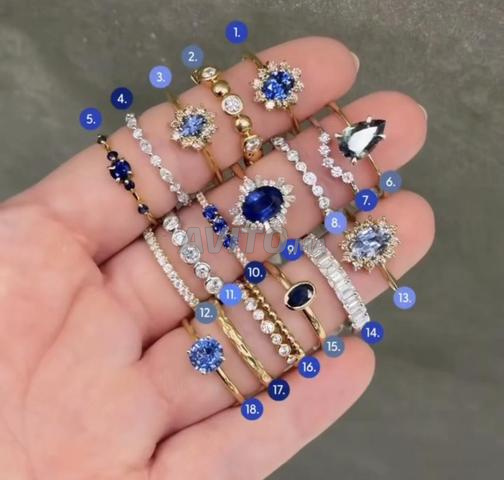 خواتم ذهب بأحجار كريمة معتمدة - 2