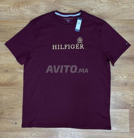 تيشيرت فاخر تومي هيلفيغر أصلي جديد - 2
