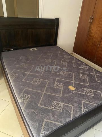 سرير مزدوج مع مرتبة - 2