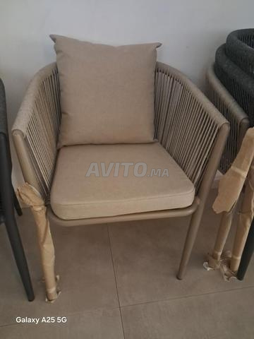 Chaise de terrasse en aluminium pour café - 2