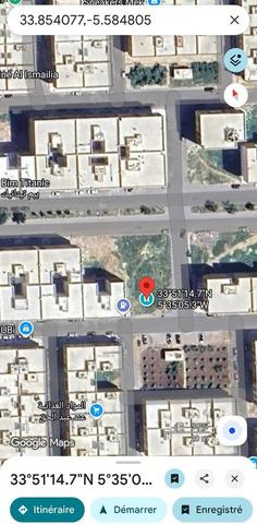 Terrain deux façades Marjane Supermarché Meknès - 2