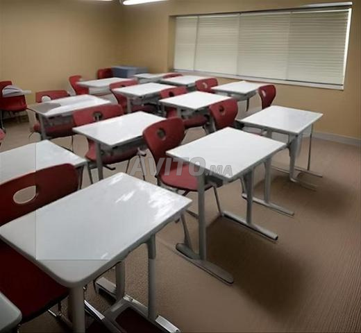 Pupitre/chaise/table/tableau/rangement scolaire - 2