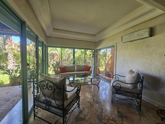 Superbe appartement rez de jardin à la Palmeraie
