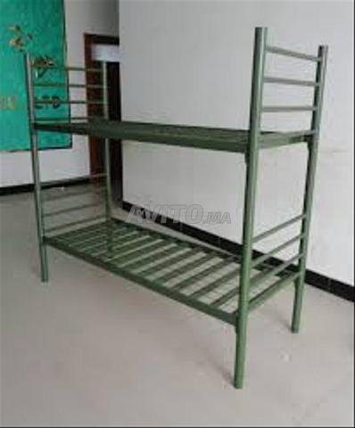 سرير معدني بطابقين/سعر المصنع/بيع بالجملة - 2