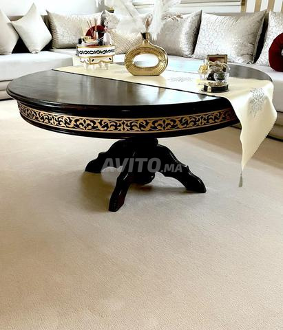 Ensemble console miroir table - 2