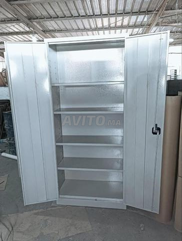Armoire métallique haute à portes battantes - 2