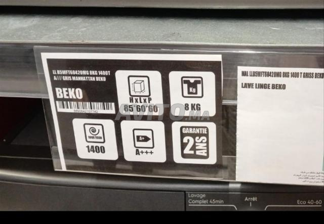 Lave linge BEKO 8 kg 1400 T - 2
