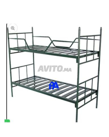 Lit métallique superposé / dispo en stock / prix usine - 2
