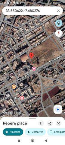 Terrain non aménagé dans un emplacement privilégié à Tit Mellil