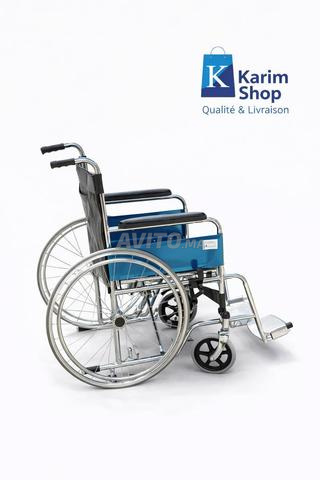 كرسي متحرك من الستانلس ستيل . جديد . راحة