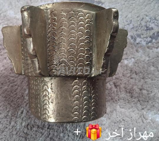 Ancien mortier en cuivre authentique datant de plus de 150 ans