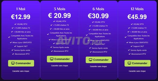 اشتراك IPTV 8K بريميوم. تجربة مجانية لمدة 24 ساعة.