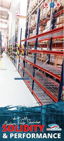 Rayonnage semi-lourd fiable et durable