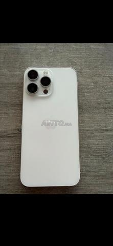 iPhone 14 Pro Max Argent/Blanc