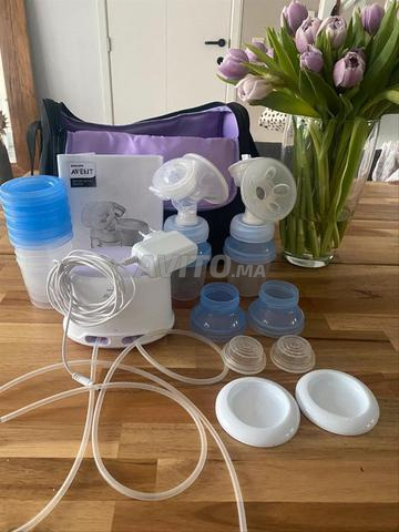 شفاط حليب كهربائي مزدوج Avent طقم جديد - 2