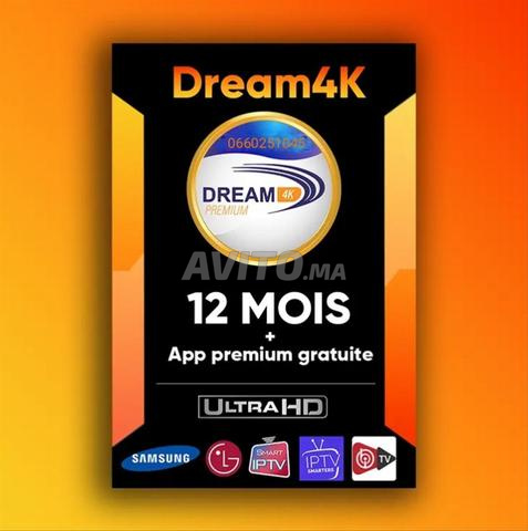 Abonnement iptv Ultra HD FHD SD 4K VoD 4k