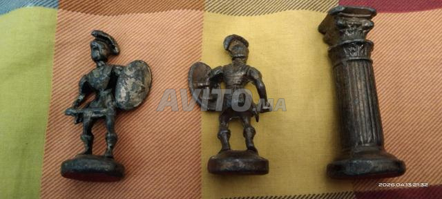 لعبة شطرنج يونانية رومانية من الرصاص - 2