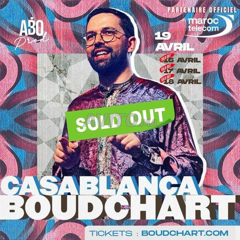 تذاكر بودشارت في الدار البيضاء يوم 19 أبريل